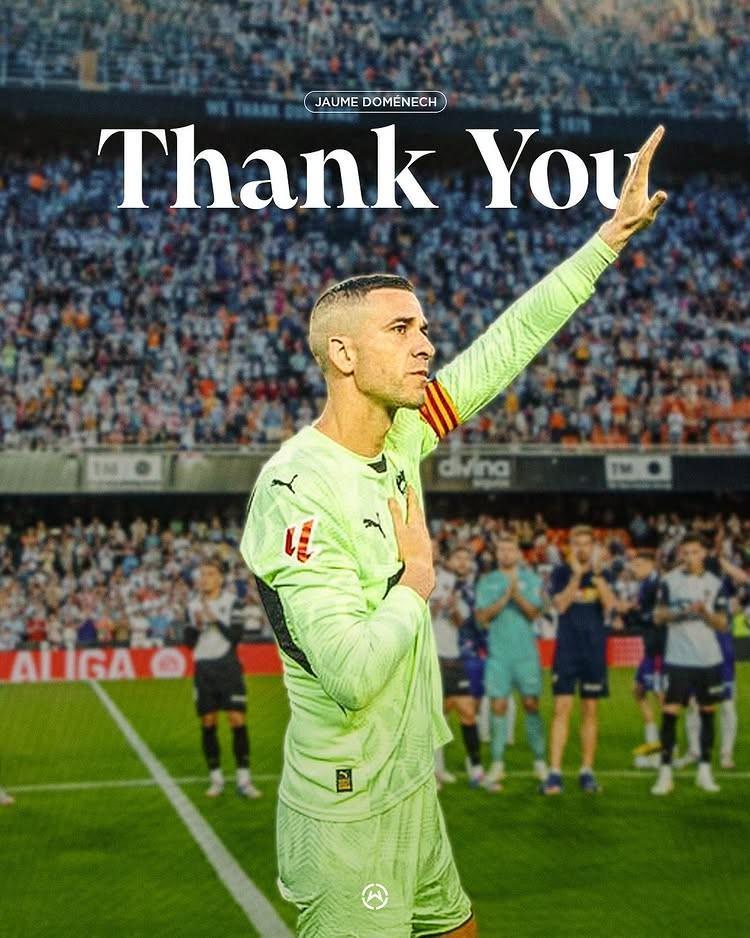 因家人健康问题，瓦伦西亚旧将豪梅-多梅内奇宣布退役